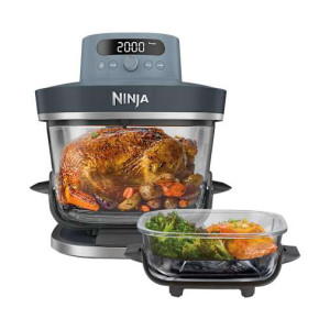 Air Fryer en verre Crispi Pro 7-en-1, Bleu foncé   AS101EUCY   par SharkNinja