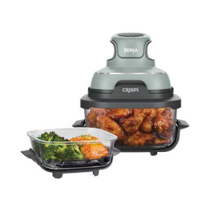 Air Fryer modulaire en verre 4 en 1 Ninja CRISPi - Sauge Sauge   FN101EUSG   par SharkNinja