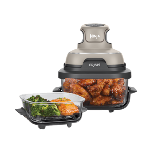 Air Fryer modulaire en verre 4 en 1 Ninja CRISPi - Beige Pierre   FN101EUST   par SharkNinja