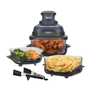 Air Fryer modulaire en verre Ninja CRISPi Cyber Space avec 3 récipients   FNGYFMLOT   par SharkNinja