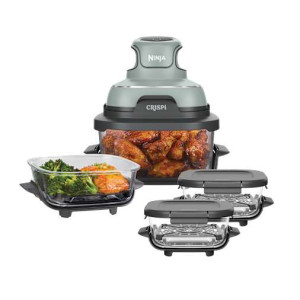 Air Fryer modulaire en verre Ninja CRISPi Sauge avec 4 récipients Sauge   FNSG2REC   par SharkNinja