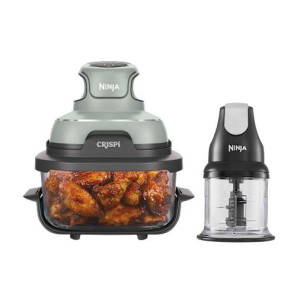 Pack Air Fryer modulaire en verre et Mini hachoir & mixeur   FNSGNJBK   par SharkNinja