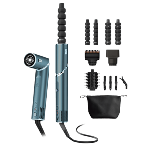 Coffret styler et sèche-cheveux 5-en-1 Shark FlexStyle édition limitée Bleu adriatique   HD456TLEU   par SharkNinja