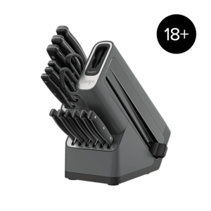 Bloc de 14 couteaux Ninja StaySharp en acier inoxydable - Noir Noir   K32014EUUK   par SharkNinja