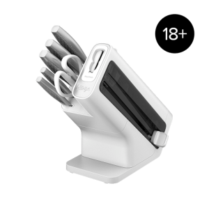 Bloc blanc de 6 couteaux Ninja StaySharp en acier inoxydable Blanc   K62006EUWH   par SharkNinja
