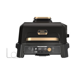 Barbecue électrique et fumoir Ninja Woodfire Pro Connect XL avec housse - Noir et Or Noir/Or   OG901EUBK1   par SharkNinja