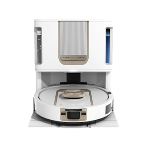 Robot aspirateur et laveur Shark ThermaCharged PowerDetect avec séchage à chaud Blanc   RV2900XEEUWH   par SharkNinja