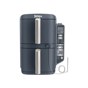 Air Fryer Ninja DoubleStack XL, verticale, thermosonde intelligente, 9.5L, 6-en-1, Bleu nuit Bleu cyber space   SL451EUCYD   par SharkNinja