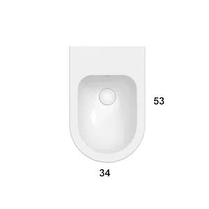 Ceramica Globo Mode Bidet A Terra Bianco Lucido Codice Prod: Me009bi