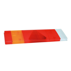 Klosz lampy lewy 464x130mm czerwony, biały, żółty