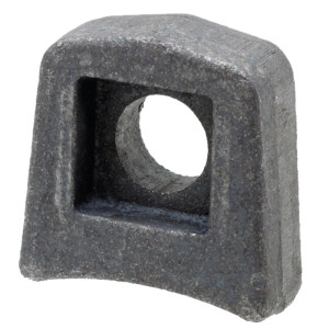 Uchwyt ucho bijaka mulczera 57x57mm fi 20mm do BERTI SQF19-3923