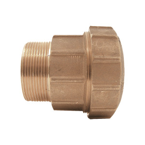 Złączka skręcana mosiężna 50x1 1/2" GZ rur wody PE