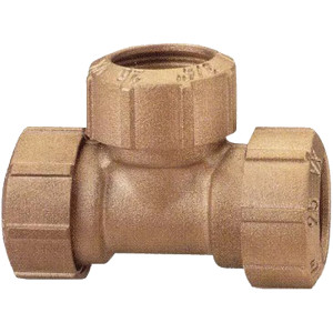 Złączka mosiężna trójnik 16mm do rur PE PN16 BAR