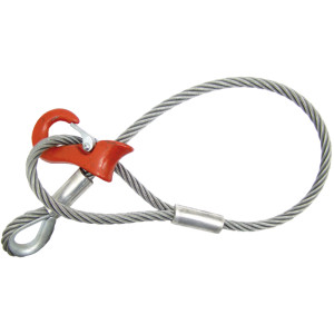 Lina stalowa zrywkowa hak przesuwny 10mm 5T 5m