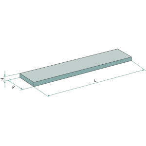Krawędź listwa łyżki ładowacza 3000x100x10mm HB500
