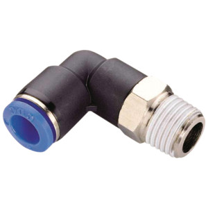 Złączka kątowa wkręcana pneumatyczna fi 6 mm R3/8