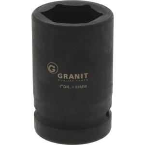 Nasadka krótka czarna 33 mm 1 cal GRANIT BLACK