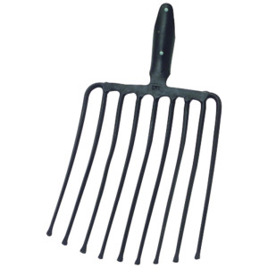 Widły do kamieni bez trzonka, 9 igieł 330x250mm