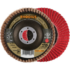 Tarcza ściernica wachlarzowa 115 mm K80 RHODIUS FK
