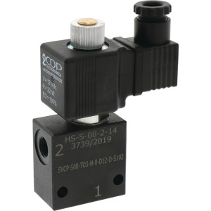 Elektrozawór nabojowy 2/2-drożny 12V 1/4" 20L