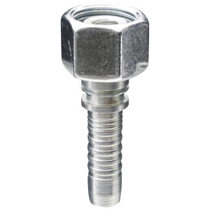 Końcówka zakucie węża hydraulicznego proste DN6 1/4" DKM M18x1,5