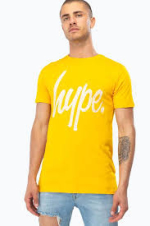 JustHype T-shirt Script Camiseta Manga Corta Para