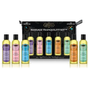 Zestaw olejków do Masażu - Kama Sutra Massage Tranquility Kit Aromatics