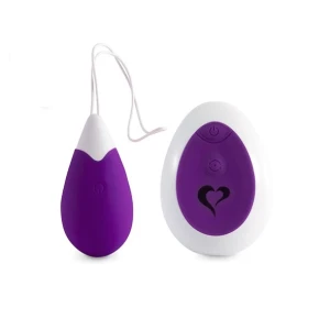 Zdalnie sterowane Wibrujące Jajko - FeelzToys Anna Deep Purple