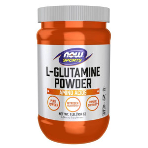 NOW FOODS L-Glutamina w proszku - L-glutamina (454 g)