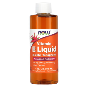 NOW FOODS Witamina E krople płyn d-alfa Tokoferol  (120 ml)