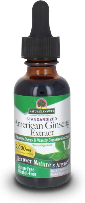 NATURE'S ANSWER Ekstrakt z żeń-szenia amerykańskiego (30 ml)