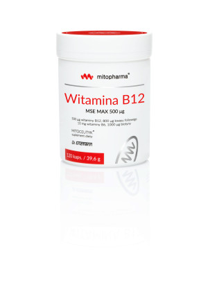 DR. ENZMANN MSE Witamina B12 MSE MAX (120 kaps.)