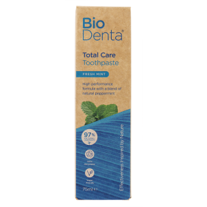 BECONFIDENT BioDenta Pasta do kompleksowej pielęgnacji zębów o smaku świeżej mięty (75 ml)