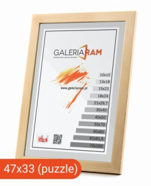 Rama Drewniana Sur GP 47x33 PUZZLE 500 elementów