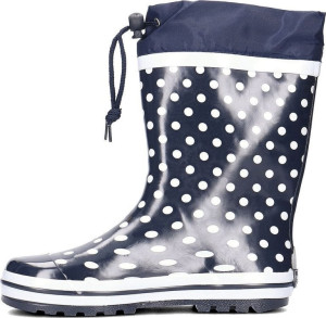 Kalosze rozm. 32/33, granatowe w kropki, Playshoes