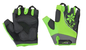 Rękawiczki rowerowe damskie Vivo Lady SB-01-3151 green