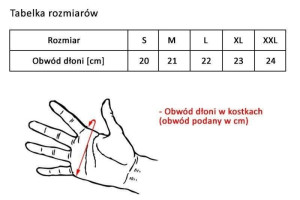 Rękawiczki rowerowe Verso SB-01-7040-E czarne