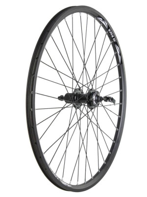 Koło aluminiowe tylne 26" DISC piasta XMX-A282QR kaseta 8-9-10 rzędów, hamulec tarczowy, łożyska maszynowe uszczelniane - czarne