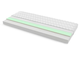 Materac Salerno - Rozmiar: 100x165 cm, Wysokość: 11 cm