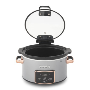 Wolnowar Crockpot 3.5l z uchylną pokrywą, srebrno-miedziany CSC059X