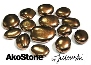 Ceramiczne kamyki AkoStones03 Old Gold --- OFICJALNY SKLEP AKOSTONE
