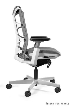 UNIQUE fotel biurowy Reya biały / szary ( 1228-W-RS02) --- OFICJALNY SKLEP Unique
