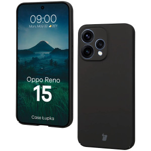 Etui Bizon Case Łupka do Oppo Reno 15, czarne