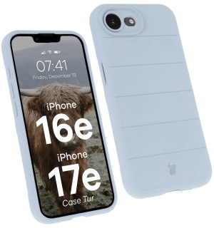 Pancerne etui Bizon Case Tur do iPhone 17e / 16e, jasnoniebieskie