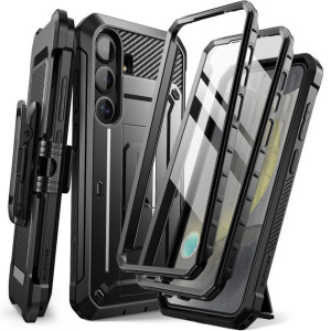 Etui pancerne Supcase UB Pro SP+noSP do Galaxy S25, czarne