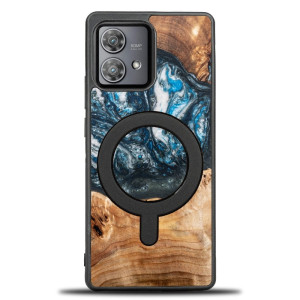 Drewniane etui do Motorola Edge 40 / 40 Neo, Bewood Unique Planets Ziemia do MagSafe