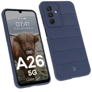 Pancerne etui Bizon Case Tur do Galaxy A17 5G, granatowe