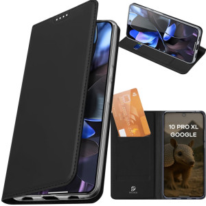 OUTLET: Etui z klapką Dux Ducis Skin Pro do Google Pixel 10 Pro XL, czarne