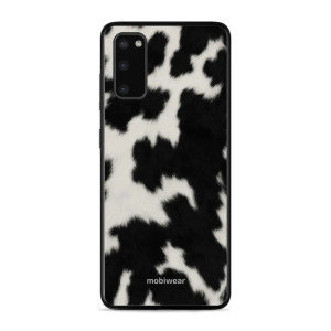 Etui ochronne do Galaxy S20, Mobiwear Glossy Case, krowie futerko