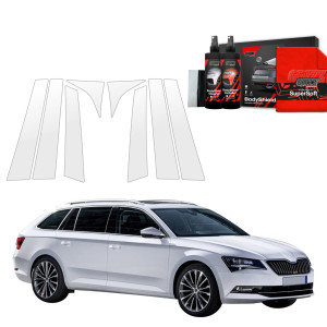 8w1 Folia ochronna na słupki Grizz Protector do Skoda Superb 3 Combi (2016-2019)
